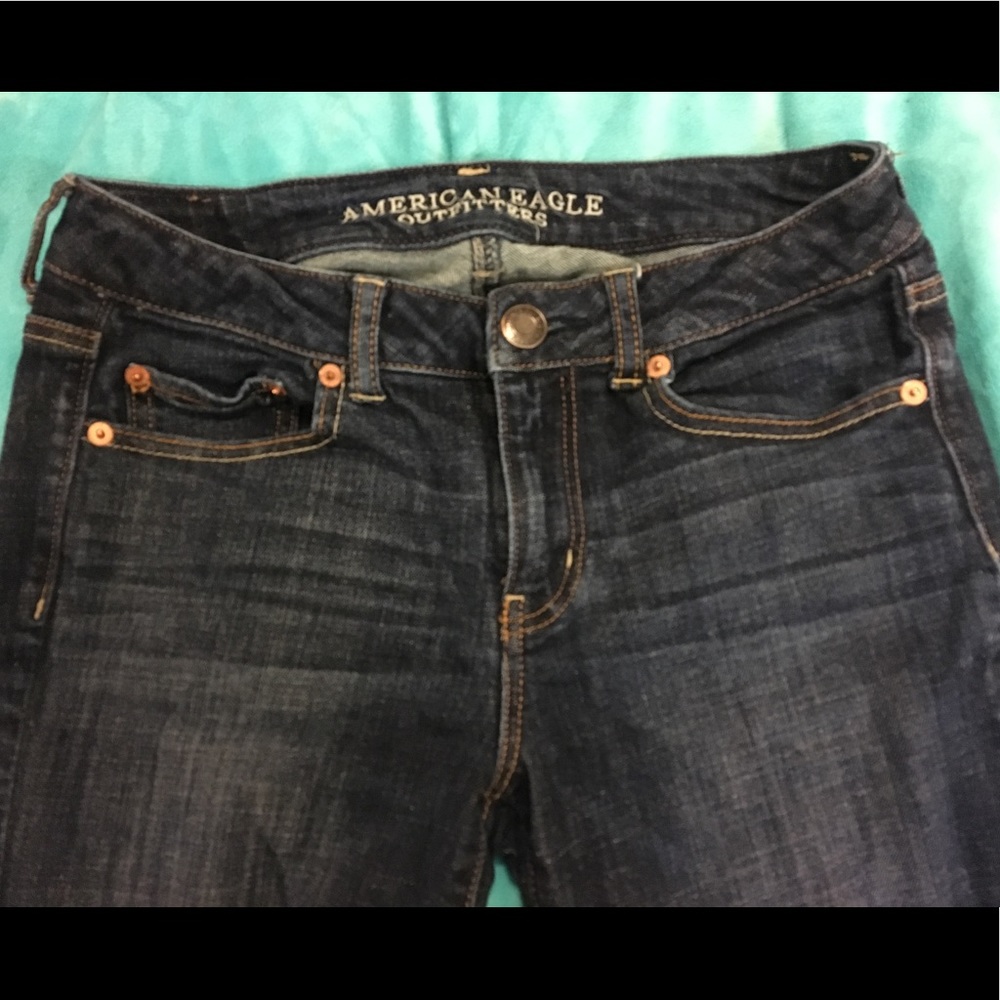 High rise stretch American Eagle Skinny Jeans